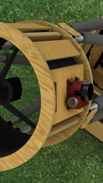 Secondary Mirror, Main Mirror in Rocker Box