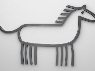 Odin&#039;s Horse Sleipnir in 3D