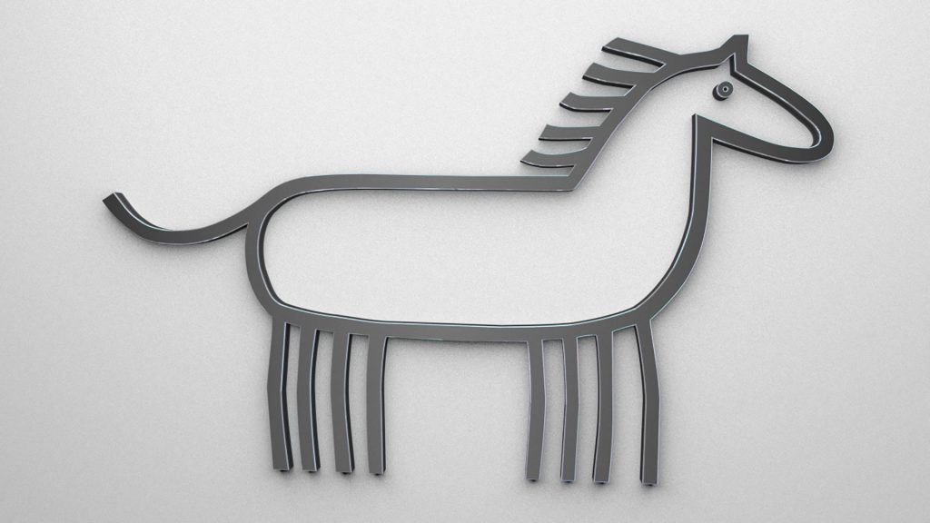 Odin&#039;s Horse Sleipnir in 3D