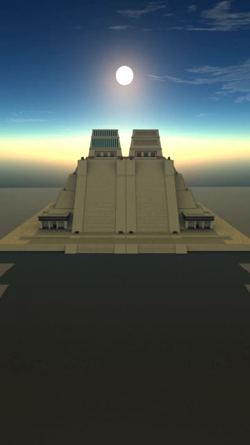 Temple Mayor fly by Video Animation